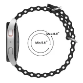Xiaomi Mi Watch Sport 22mm Kırmızı Silikon Saat Kayışı - 7
