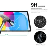 iPad 10.9 2022 Nesil Uyumlu 2li ENKAY 0.33mm Patlamaya Dayanıklı Çizilmeye Karşı Temperli Cam Ekran Koruyucu - 5