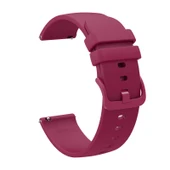 Xiaomi Watch S1 Uyumlu 22mm Yumuşak Silikon Saat Kayışı Bordo - 2