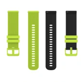 Xiaomi Haylou GST LS09B Uyumlu 22mm Pembe Beyaz Kareli Silikon Saat Kayışı - 7
