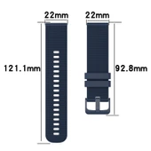 Xiaomi Haylou GST LS09B Uyumlu 22mm Pembe Beyaz Kareli Silikon Saat Kayışı - 5