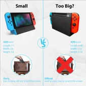 Nintendo Switch ve Switch OLED Uyumlu Taşınabilir 4K HDMI Adaptörlü Dock Normal Model - 6