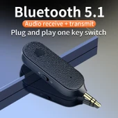 T06 2'si 1 Arada Araç Bluetooth 5.1 Alıcı ve 3.5mm Ses Verici - 2