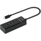 USB Type C To 4 Port USB 3.0 Çevirici Hub Çoklayıcı Type-C - 1
