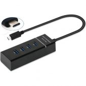 USB Type C To 4 Port USB 3.0 Çevirici Hub Çoklayıcı Type-C - 4