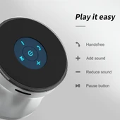 EWA A109 Plus TWS Stereo Taşınabilir Metal Bluetooth Hoparlör Gri - 3