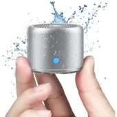 EWA A106Pro IPX7 Su Geçirmez Mini Taşınabilir Bluetooth Metal Hoparlör Gri - 1