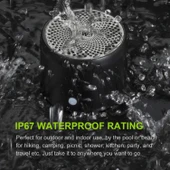 EWA A106Pro IPX7 Su Geçirmez Mini Taşınabilir Bluetooth Metal Hoparlör Gri - 6