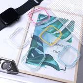 Apple Watch Series 7 8 9 45mm Mavi Işıklı Renkli PC Saat Kılıfı - 3