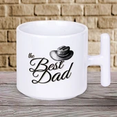 The Best Dad Yazılı Babalar Günü T Kupa Bardak - 1