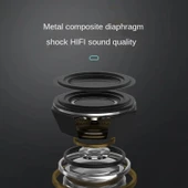 EWA A119 Taşınabilir Kablosuz Bluetooth IPX7 Mini TWS Hoparlör Siyah - 4