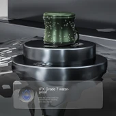 EWA A119 Taşınabilir Kablosuz Bluetooth IPX7 Mini TWS Hoparlör Siyah - 6