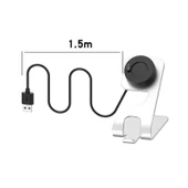 Garmin Venu 2 Plus Manyetik Metal Döner Şarj Tabanı Gri - 6