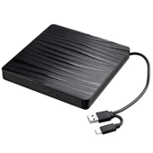 Harici USB 30 Type C CD Sürücü DVD Kaydedici DVD RW DVD ROM Oynatıcı Model T788 - 1