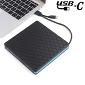 Evrensel Tip-C USB 30 Harici DVD CD VCD Yazıcı RW SVCD Sürücü - 1