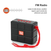 TG311 LED Fenerli Taşınabilir Bluetooth Hoparlör Siyah TF Kart FM AUX U Disk Destekli - 5