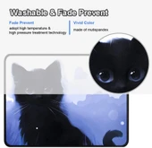 Kedi Karakterli Kaymaz E-spor Oyun Mouse Pedi 24x20 cm - 2