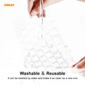 ENKAY Yumuşak TPU Klavye Koruyucu Film MacBook Pro 16 inç A2141 ve Pro 13.3 inç A2289 A2251 A2338 2020 EU Versiyonu - 5