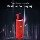 T G TG619 Taşınabilir Bluetooth Kablosuz Hoparlör Mavi Su Geçirmez Outdoor Bas Subwoofer AUX TF USB Destekli - 3