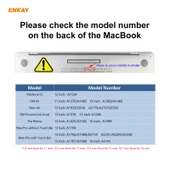 ENKAY Yumuşak TPU Klavye Koruyucu Film MacBook Pro 16 inç A2141 ve Pro 13.3 inç A2289 A2251 A2338 2020 EU Versiyonu - 7