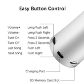 EWA A115 Taşınabilir Metal Bluetooth Hoparlör 105 Saat Pil Hifi Stereo Açık Hava Subwoofer Gri - 8