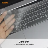 ENKAY Yumuşak TPU Klavye Koruyucu Film MacBook Pro 16 inç A2141 ve Pro 13.3 inç A2289 A2251 A2338 2020 EU Versiyonu - 2
