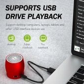 EWA A1 Taşınabilir TWS Bluetooth Kablosuz Hoparlör IPX5 Su Geçirmez Altın Renk - 4