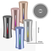 EWA A115 Taşınabilir Metal Bluetooth Hoparlör 105 Saat Pil Hifi Stereo Açık Hava Subwoofer Gri - 12