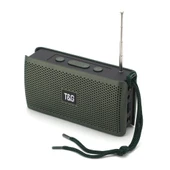 T G TG282 Taşınabilir Bluetooth Hoparlör Fenerli Yeşil TF Kart FM AUX U Disk Eller Serbest - 1