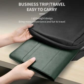 4 in 1 Evrensel Laptop Tutucu PU Su Geçirmez Koruma Bilek Destekli Laptop Çantası 11-12 İnç Gül Altın - 6