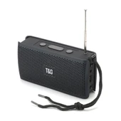 T G TG282 Taşınabilir Bluetooth Hoparlör Mavi Fenerli TF Kart FM 35mm AUX U Disk Eller Serbest - 1