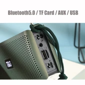 T G TG282 Taşınabilir Bluetooth Hoparlör Mavi Fenerli TF Kart FM 35mm AUX U Disk Eller Serbest - 8