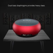 EWA A110 IPX5 Suya Dayanıklı Taşınabilir Mini Metal Kablosuz Bluetooth Hoparlör Altın - 3