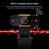 312 1080P HD USB 2.0 Masaüstü Kamera Webcam Mikrofonlu Tripodlu 1.3m Kablo - 12