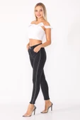Yanları Pullu Kot Pantolon - 2
