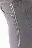 Yanları Pullu Kot Pantolon - 11