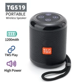 T G TG519 TWS HiFi Taşınabilir Bluetooth Hoparlör Subwoofer Kablosuz Dış Mekan Koyu Yeşil - 2