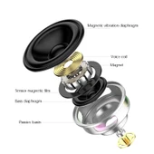 EWA A110 IPX5 Suya Dayanıklı Taşınabilir Mini Metal Kablosuz Bluetooth Hoparlör Altın - 8
