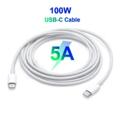 96W PD USB C Dizüstü Adaptörü ve 2 Metre 5A Hızlı Şarj Kablosu MacBook Pro US Priz - 4
