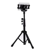 Ayarlanabilir Yer Tablet Tripod Standı 4.7-12.9 İnç Tabletler İçin Taşıma Aparatı - 1
