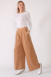 Bol Kesim Kaşkorse Pantolon - 1