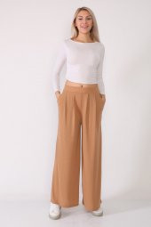 Bol Kesim Kaşkorse Pantolon - 5
