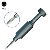 MECHANIC Mortar Mini iShell Boşluklu Çapraz Uçlu 2.5 Orta Çerçeve Tornavida - 1