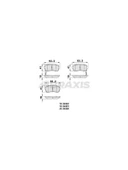 ARKA FREN BALATASI HYUNDAI ACCENT ERA 06- / I20 08-15 / I30 07-12 / IX20 10- / IX35 10- / SONATA - 1