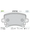 ARKA FREN BALATASI A3 TUM MODELLER 05 / 03 A4 PASSAT 1.6FSI / 1.9TDI / 2.0TDI 9516 - 1