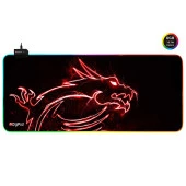 Digipod RGB Gaming Mousepad RGB Oyuncu MousePad 70x30 XL RGB Oyuncu Mousepad Kaymaz Taban 4mm - 2