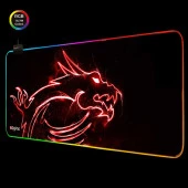 Digipod RGB Gaming Mousepad RGB Oyuncu MousePad 70x30 XL RGB Oyuncu Mousepad Kaymaz Taban 4mm - 6