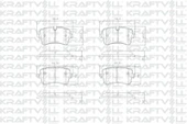 ARKA FREN BALATASI A8 4H 3,0 TFSI QUATTRO / 4,2 FSI QUATTRO / 3,0 TDI QUATTRO / 4,2 TDI QUATTRO 11 / - 1