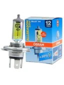 AMPUL H4 12V 55 / 60W TIRNAKLI FAR (43T) / (COLORMATIK %30 FAZLA ISIK) SARI DORT MEVSIM - 1