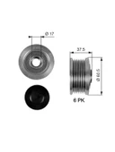 ALTERNATOR KASNAGI (RULMANLI) DOBLO (01 ) BRAVO (96 01) MAREA (96 ) 1,9TD 1,9JTD - 1